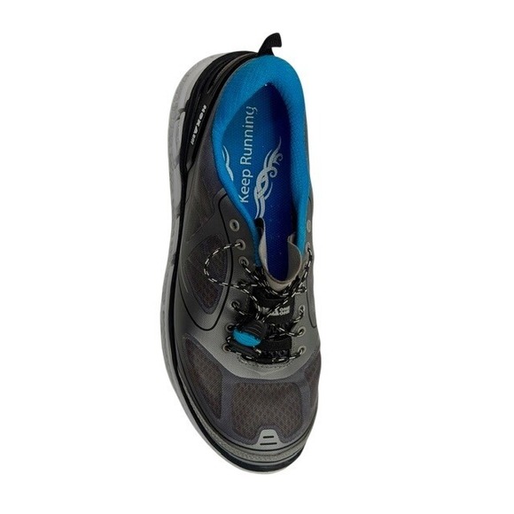 Hoka‎ One One M Conquest Men\'s Running Shoes Gray Blue Size 9.5 main image 4